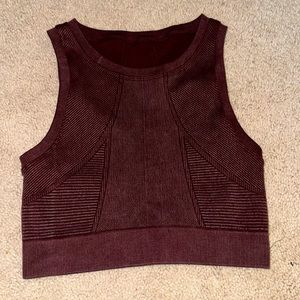 aerie sports bra tank top xs